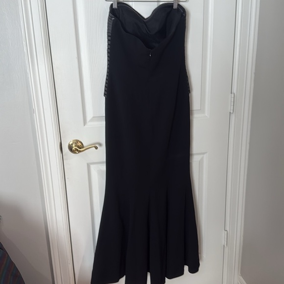 Vintage black strapless Daymor couture dress size 8 - Picture 7 of 7